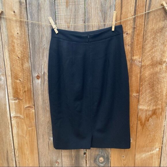 Monique Lhuillier black straight skirt - Picture 2 of 7